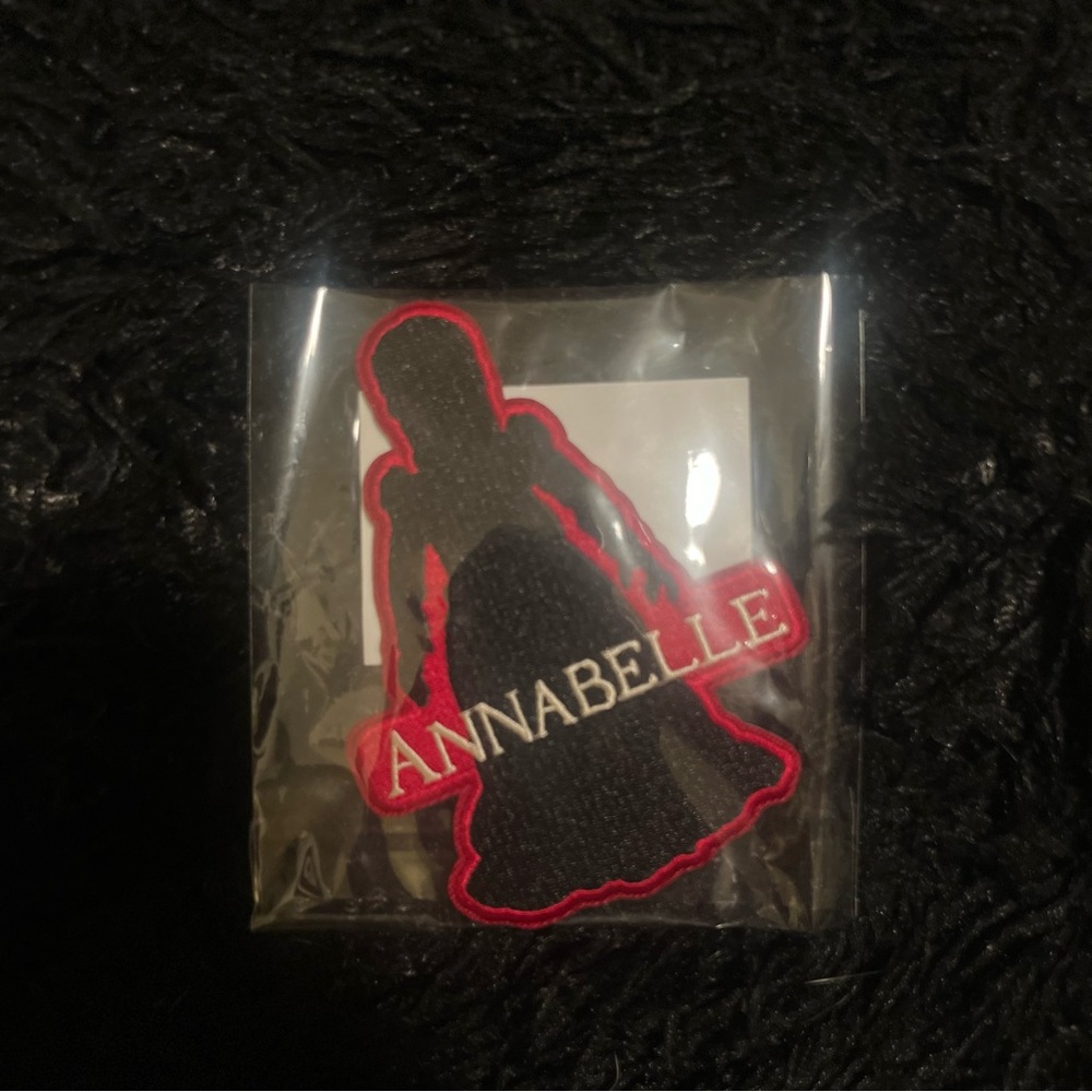 Annabelle Patch with Red and Black Design